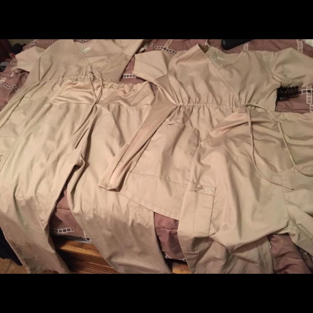 Maternity Khaki Scrubs